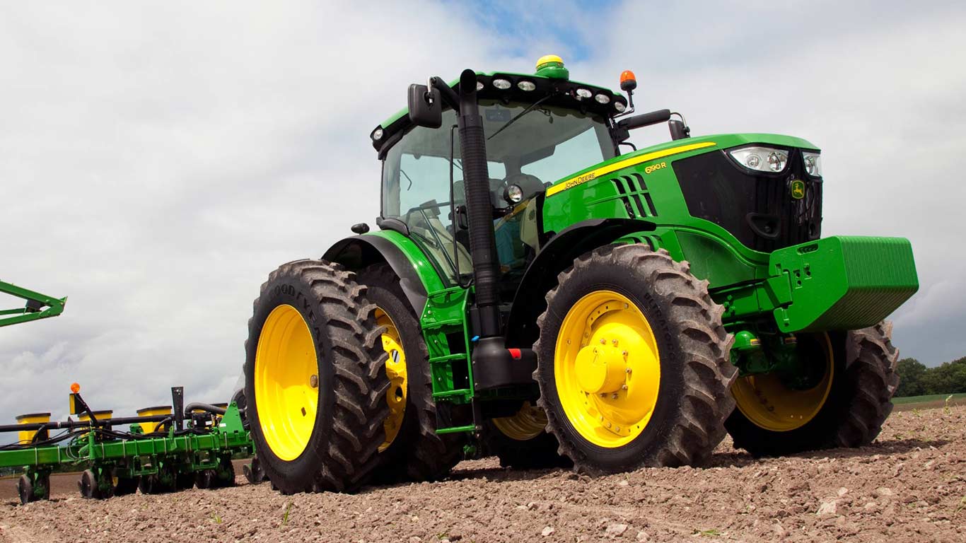 Farmers in USA are hacking their John Deere tractors with Ukrainian firmware, which seems to be the only way to actually *own* the machines and their software, rather than rent them for lifetime from John Deere.