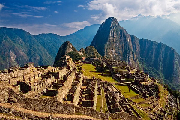 The 'ancient city of Machu Picchu' is only 550 years old. The Tower of London predates it by almost 400 years.