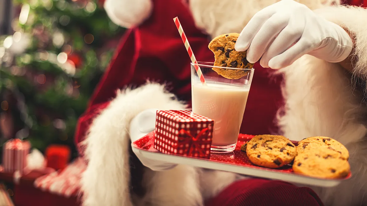 Quand a-t-on commencé à laisser des biscuits et du lait au Père&nbsp;Noël&nbsp;?