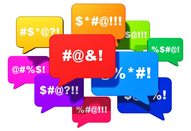 Swearing emerges by age two and becomes adult-like by ages 11 or 12. By the time children enter school, they have a working vocabulary of 30-40 offensive words.