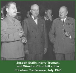 When Truman told Stalin about the Manhattan project in July of 1945, Stalin displayed little reaction, since Stalin had known about the project for almost 4 years before Truman, and he arguably knew more about it than Truman himself did.