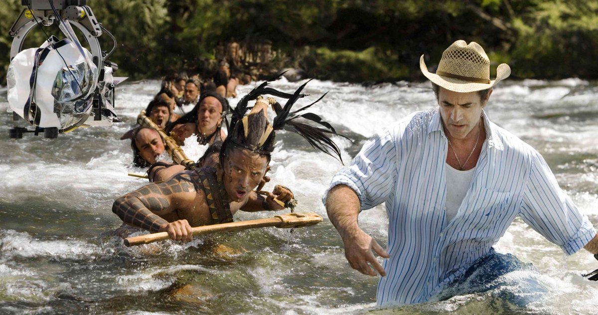 Enquanto filmava uma cachoeira de 170 pés no filme Apocalypto, uma vaca estava tentando cruzar rio acima e passou por cima das cataratas. Saiu no fundo, batendo contra as rochas, mas depois que um homem local nadou para acalmar a vaca, ela subiu a margem e começou a comer grama como se nada tivesse acontecido.