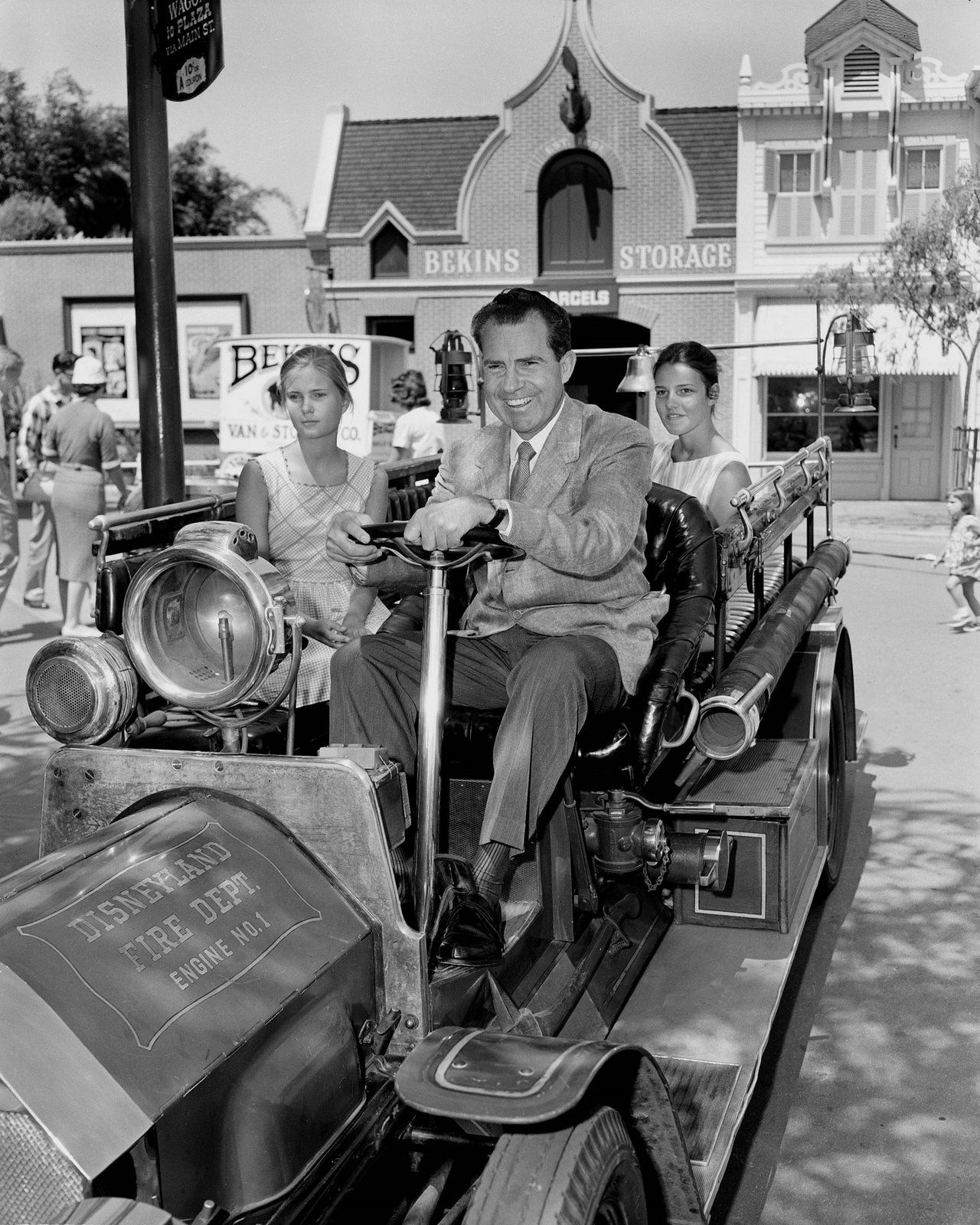 Which U.S. President was the First to Visit Disney World?