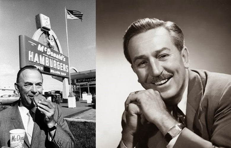Ray Kroc 和 Walt Disney 认识吗？