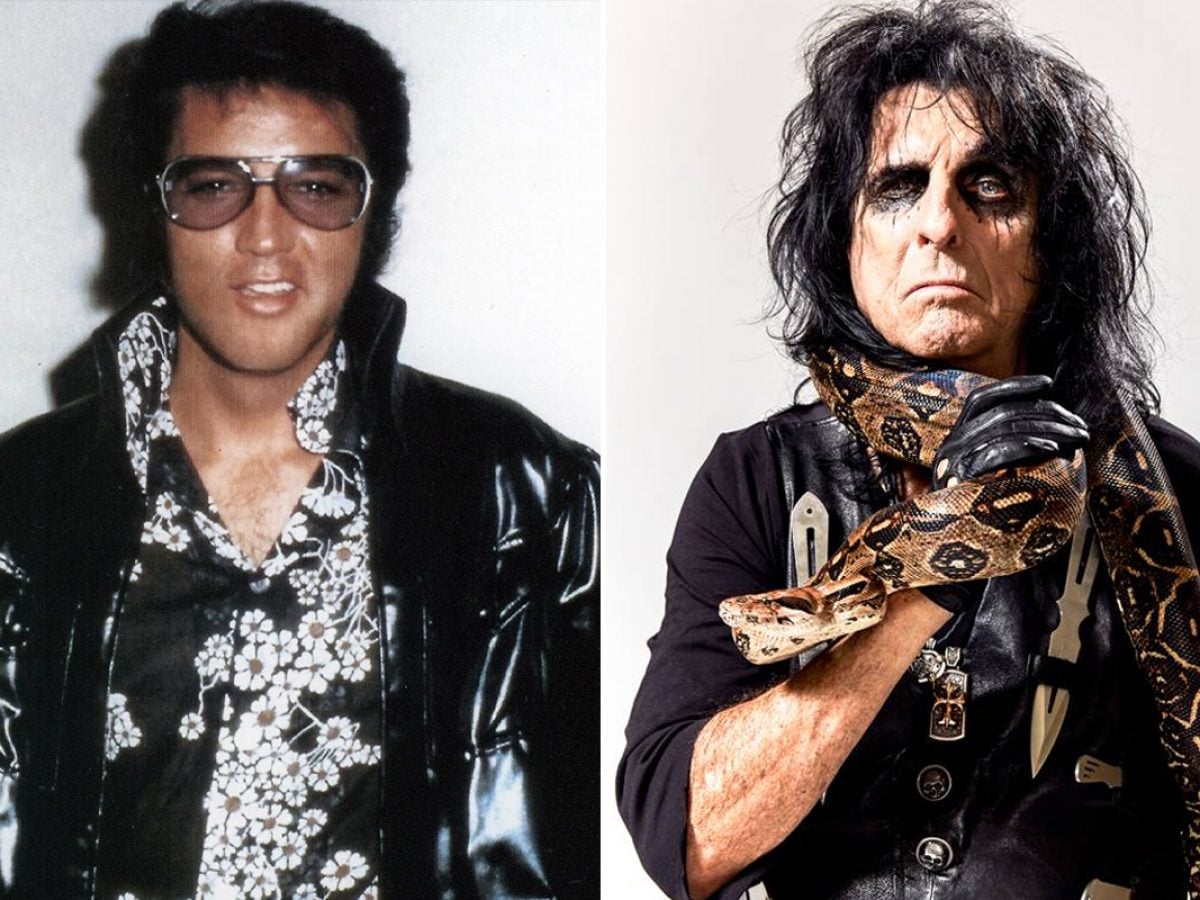 Hat Alice Cooper eine geladene Waffe auf Elvis Presley gerichtet?