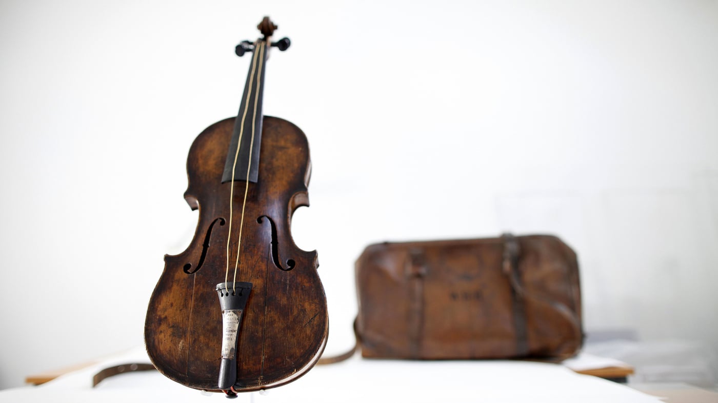 How Much Did the Violin from the Titanic Sell at Auction in 2013?