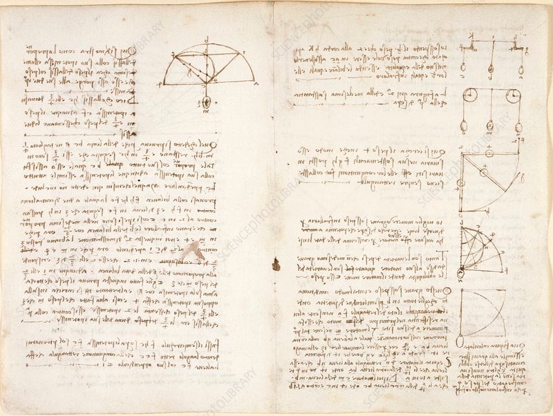 Léonard de Vinci a-t-il pris des notes sur son travail&nbsp;?