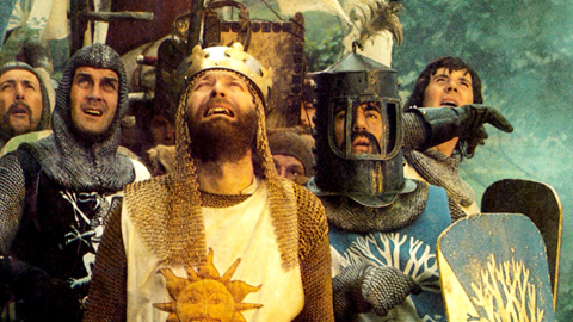 ما هو مسار الترجمة الخاص الذي ظهر في بعض أقراص DVD الخاصة بـ Monty Phython و Holy Grail؟