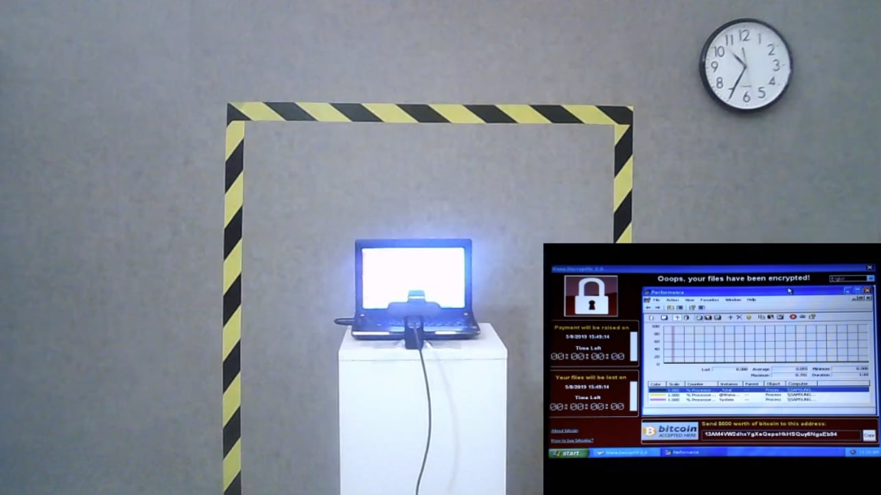 Quanto um laptop infestado de malware foi vendido em um leilão de arte?