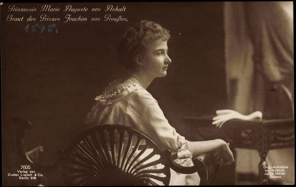 Why Did Princess Marie Auguste Adopt Adults?