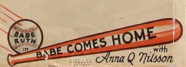 لعبت بيب روث دور البطولة في فيلم "Babe Comes Home" للأسف ، يعتبر الآن فيلمًا مفقودًا