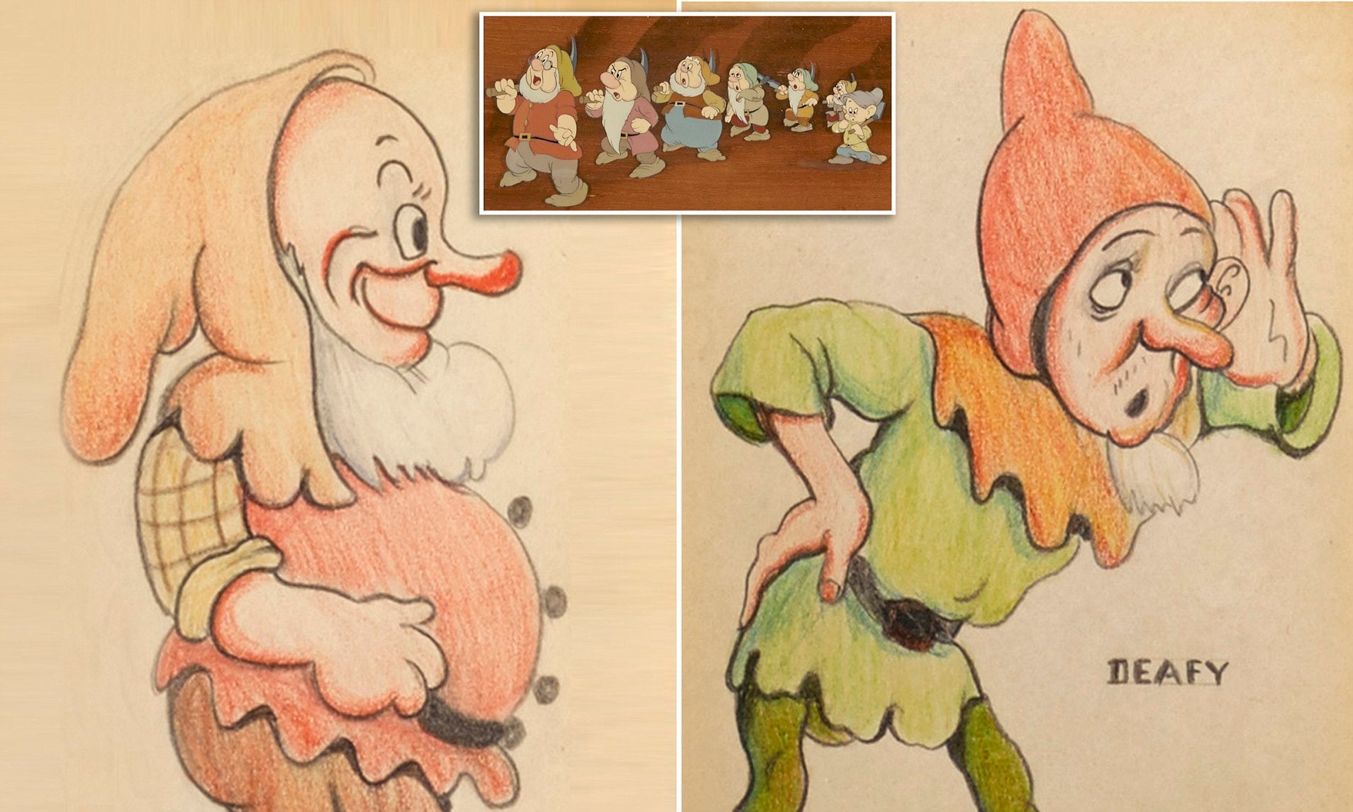 تم تسمية أحد الأقزام الأصليين في فيلم ديزني بياض الثلج Deafy وسمته الأساسية هي سوء فهم الآخرين