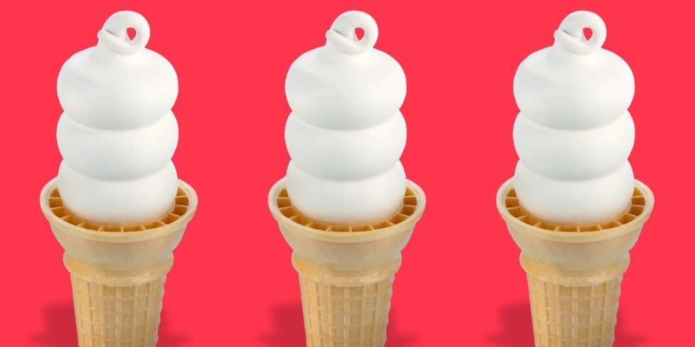 لا تعتبر خدمة Dairy Queen's Soft Serve آيس كريم من قبل إدارة الغذاء والدواء. تصنفه إدارة الغذاء والدواء على أنه "حليب مثلج" لأن محتوى دهون الحليب في تقديمها الطري أقل من معيار ما يحتويه الآيس كريم العادي.