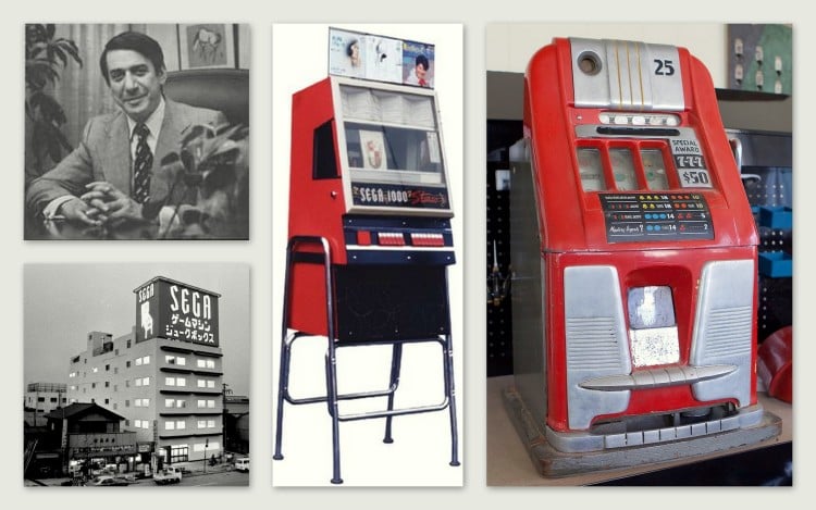 كانت شركة Sega Corporation تسمى في الأصل ألعاب الخدمة. لقد ركزوا على آلات الألعاب التي تعمل بقطع النقود المعدنية لأعضاء الخدمة وانتقلوا إلى اليابان بعد أن حظرت ماكينات القمار من قبل الحكومة الأمريكية في عام 1952.